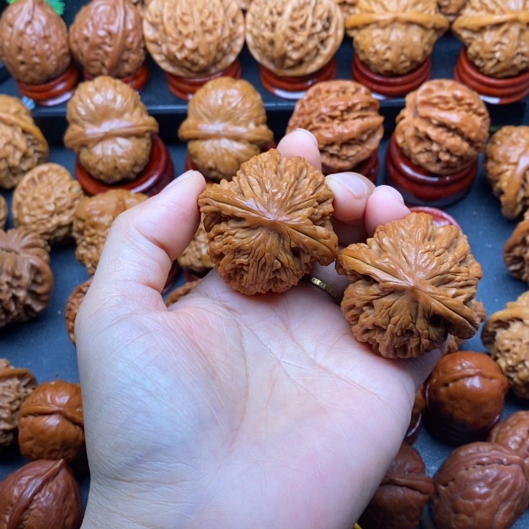把件文玩核桃43狮虎兽