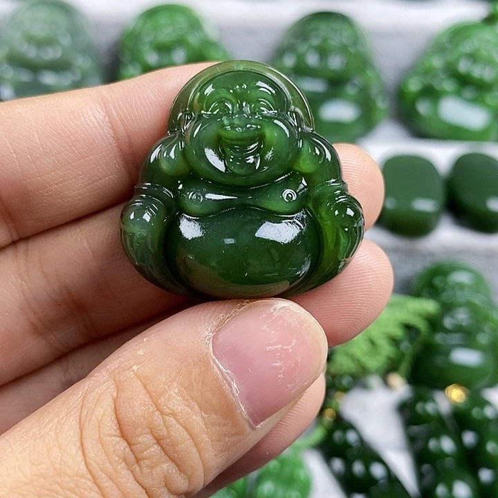 吊坠(不含链)未镶嵌和田玉（碧玉）