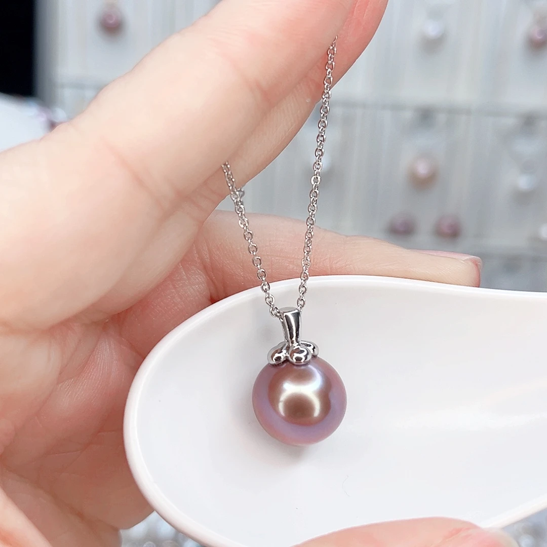 淡水珍珠吊坠(赠链)合金