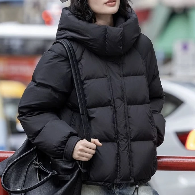 时尚加厚小个子休闲羽绒服