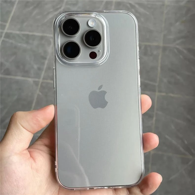 透明太空壳适用苹果16promax手机壳iphone17简约15/14防摔13/12软