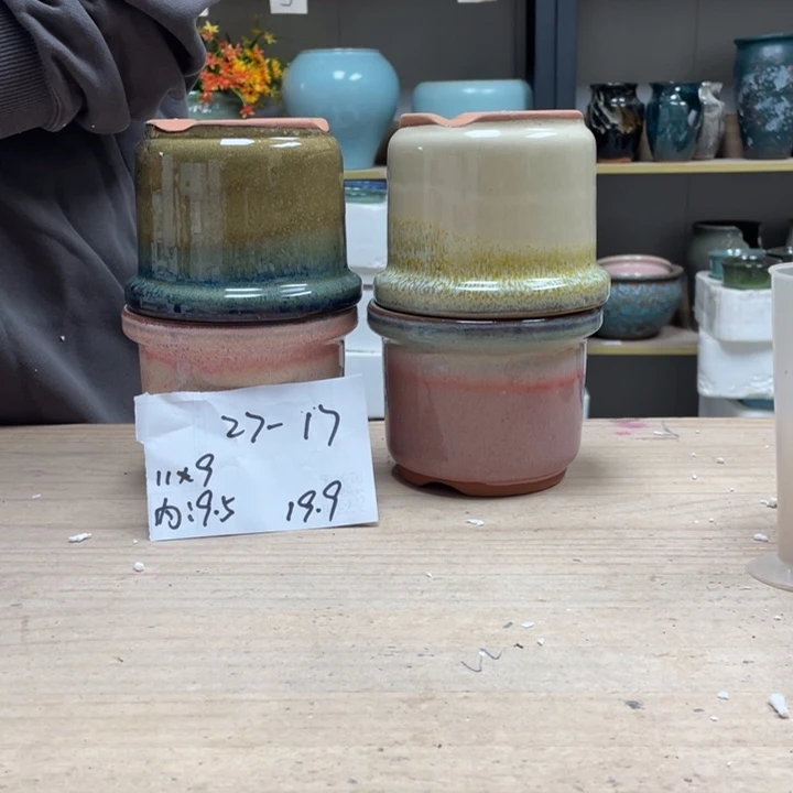 紫砂花盆多肉花盆微瑕17