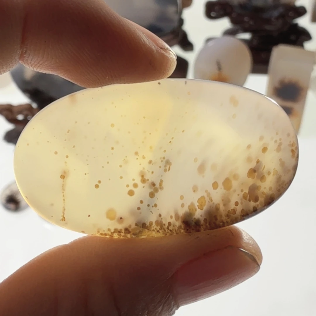 未镶嵌玛瑙/玉髓珠宝半成品
