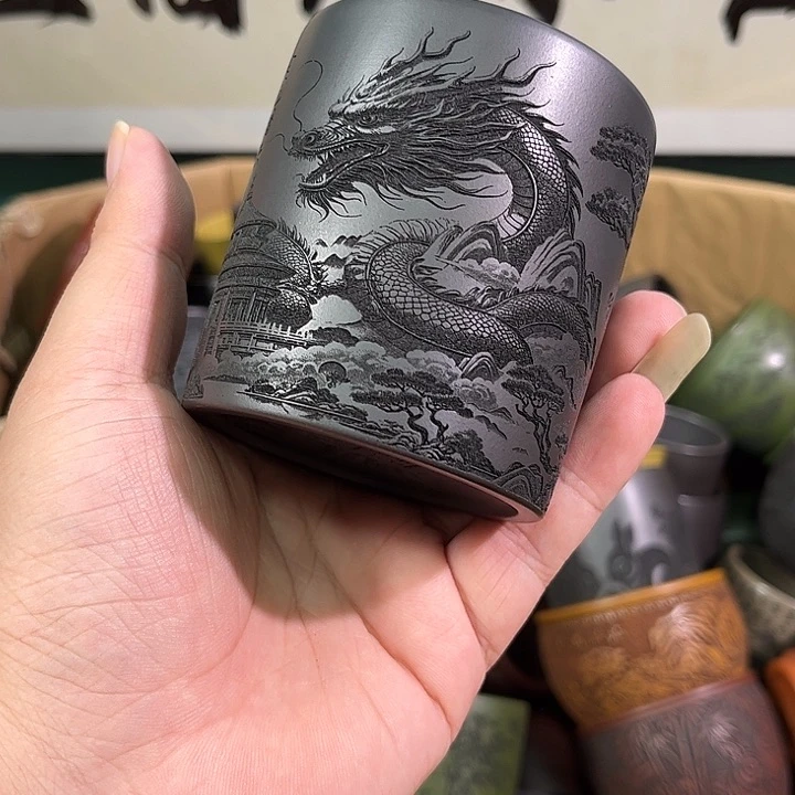 茶杯紫砂全手工紫砂主人杯