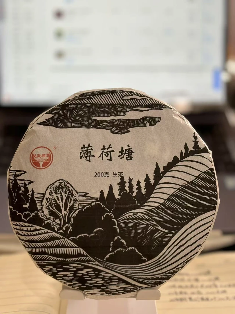 云南普洱茶生茶2023年薄荷塘200克