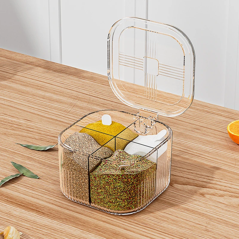 一体多盒调料盒家带盖分装调料罐