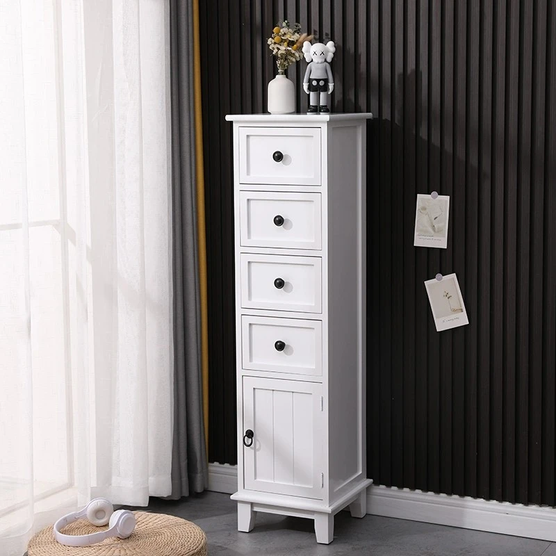 实木小斗柜30厘米夹缝收纳柜客厅边角柜窄柜迷你床头柜窄边储物柜