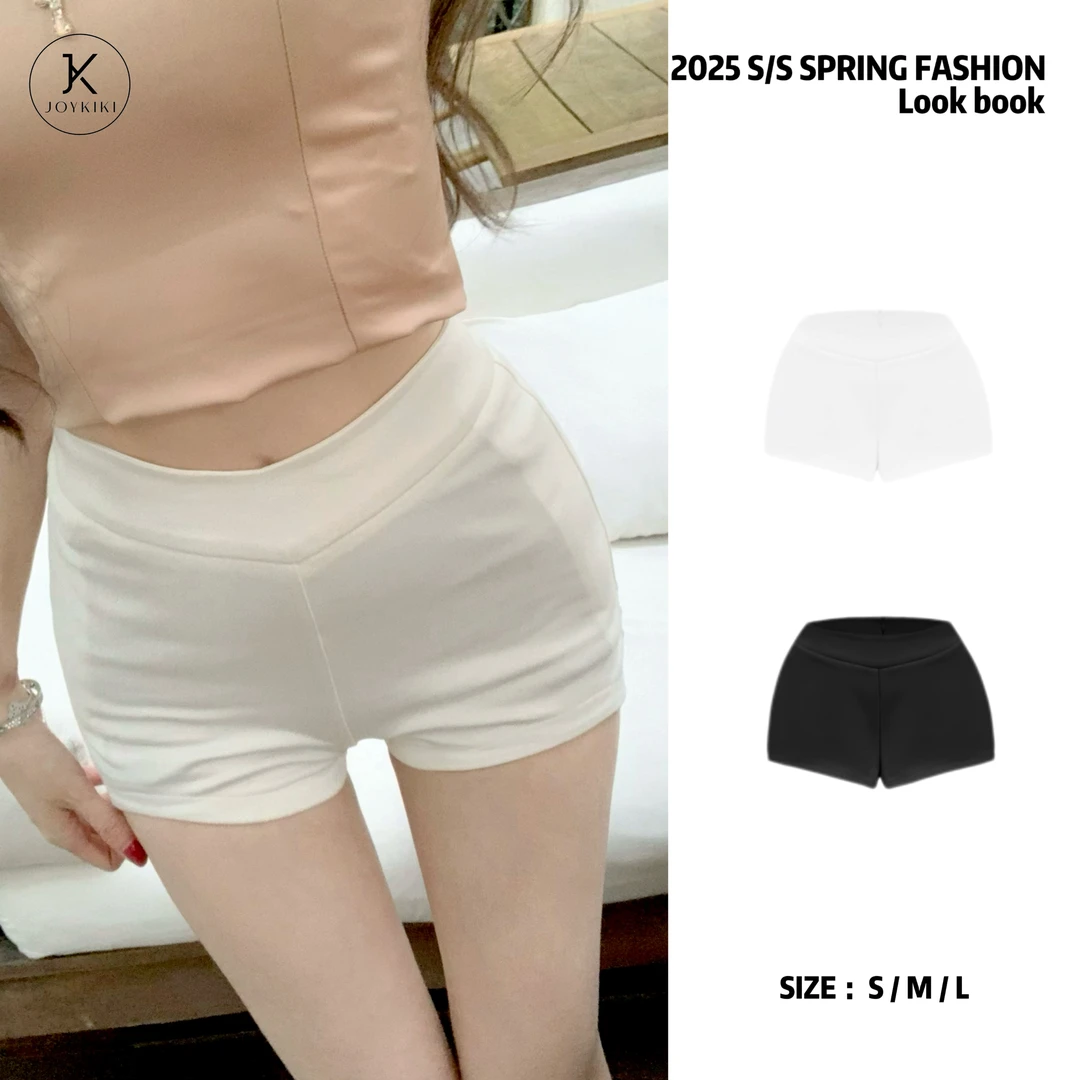 JOY KIKI金金【长腿姐姐】学院纯欲辣妹显瘦短裤【有假胯垫】J25A091