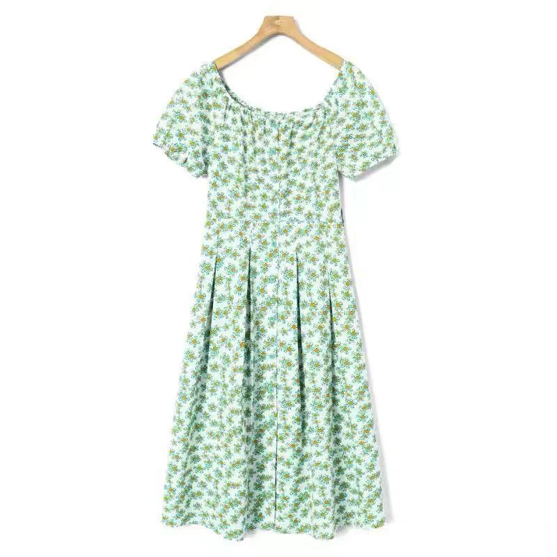 [W036连衣裙]萱萱专属气质中长款连衣裙时尚修身