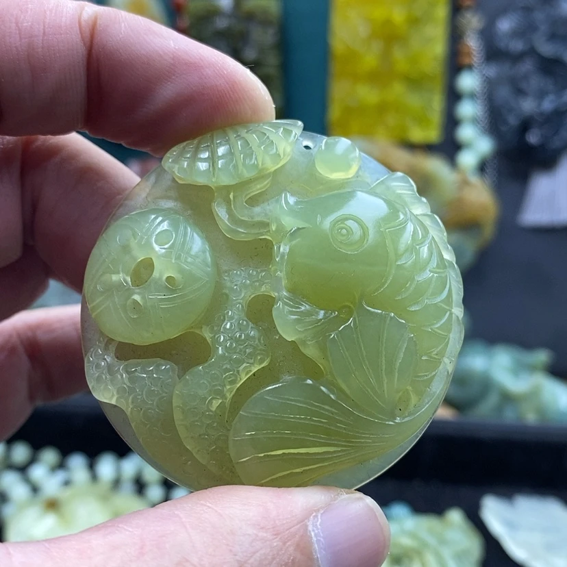 【闪购商品】未镶嵌蛇纹石玉吊坠