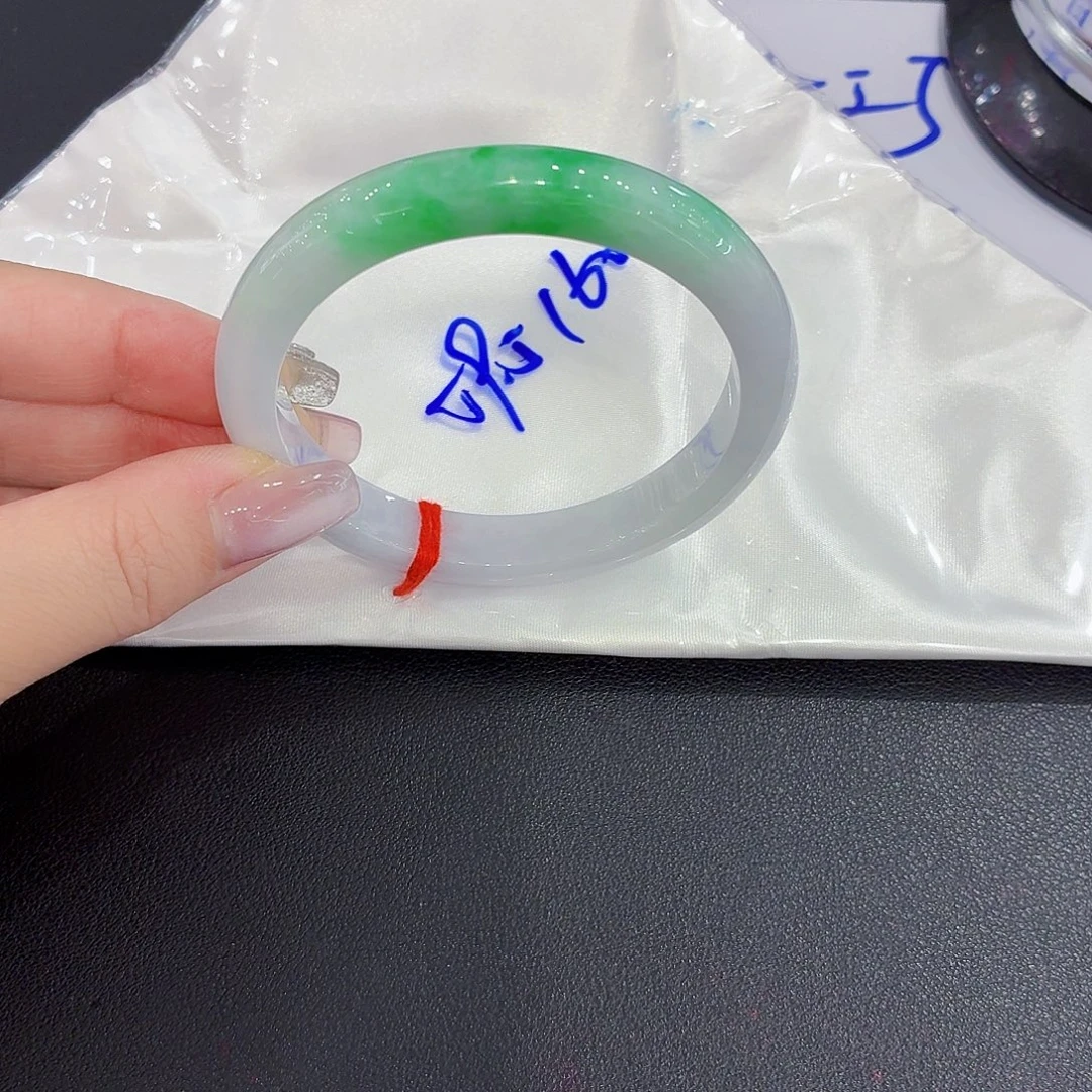 翡翠未镶嵌手镯天然缅甸翡翠手镯59.60