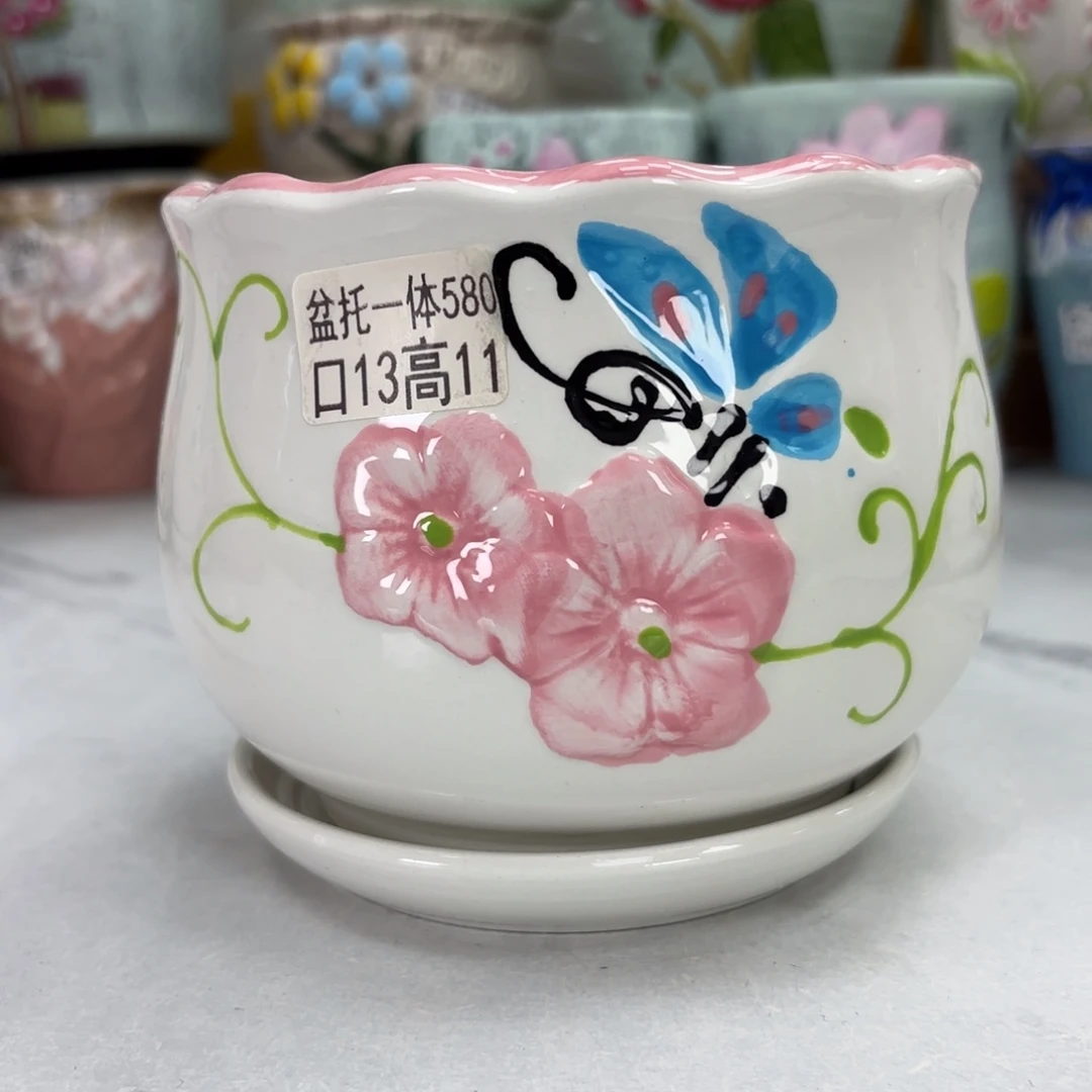 @夏西陶瓷花盆@@5580