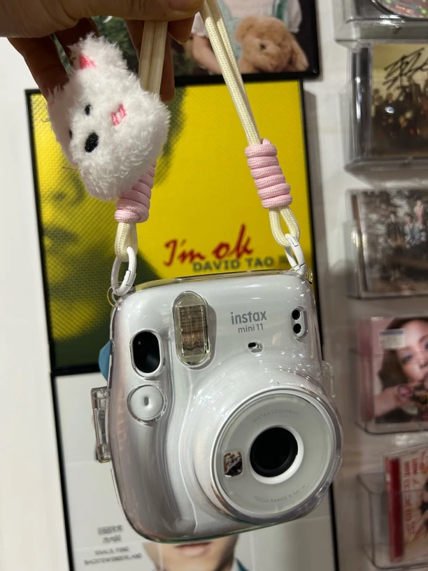99新 Fujifilm/富士 拍立得mini11相机功能好配有电池手绳小熊