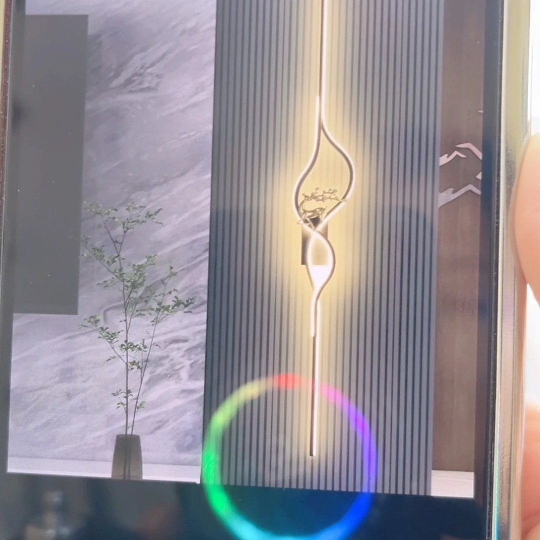 黑色麋鹿款 1米右款 离线语音 1盏