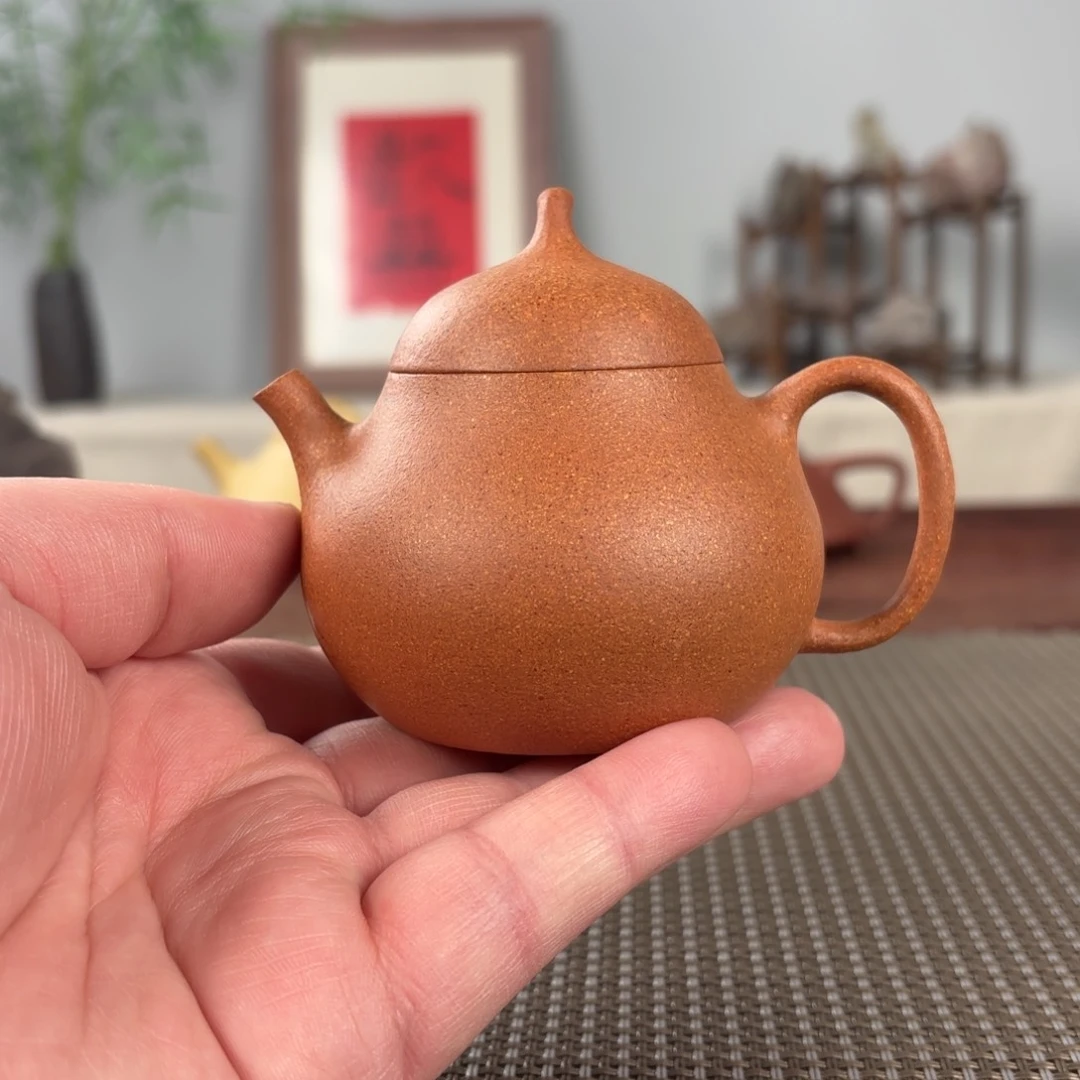 紫砂茶壶微瑕黄龙山原矿紫砂壶