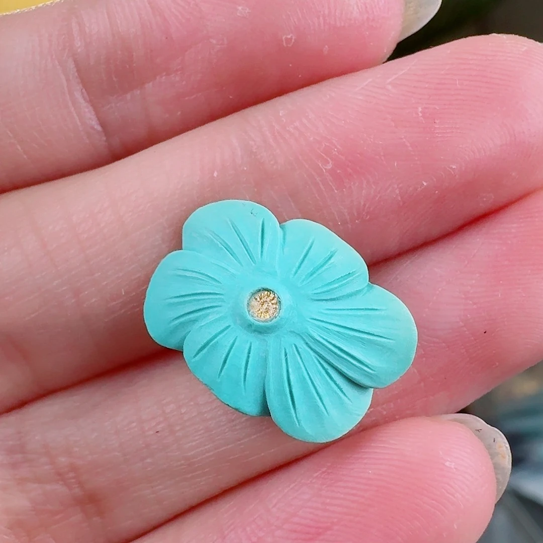 绿松石珠宝奇石未镶嵌