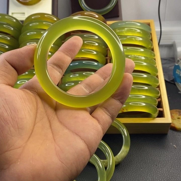 合金蛇纹石玉手链