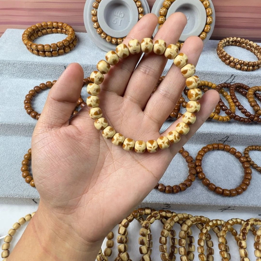 手串紫金鼠实心紫金鼠熊猫手串9