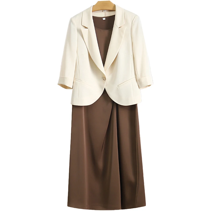 T136-伍莎服饰云仓百搭时尚新款时尚套装#ZGM46T006