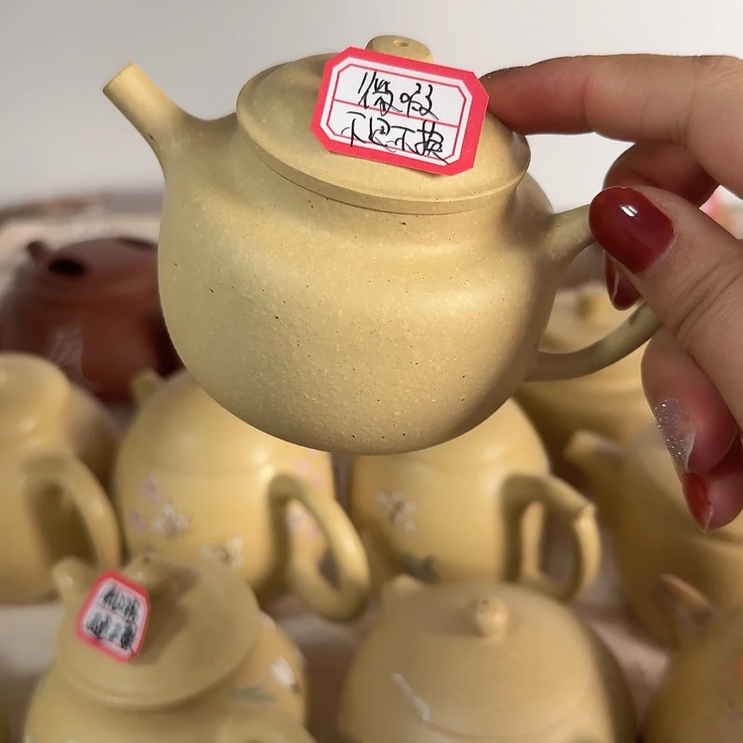 紫砂茶壶黄龙山原矿本绿180