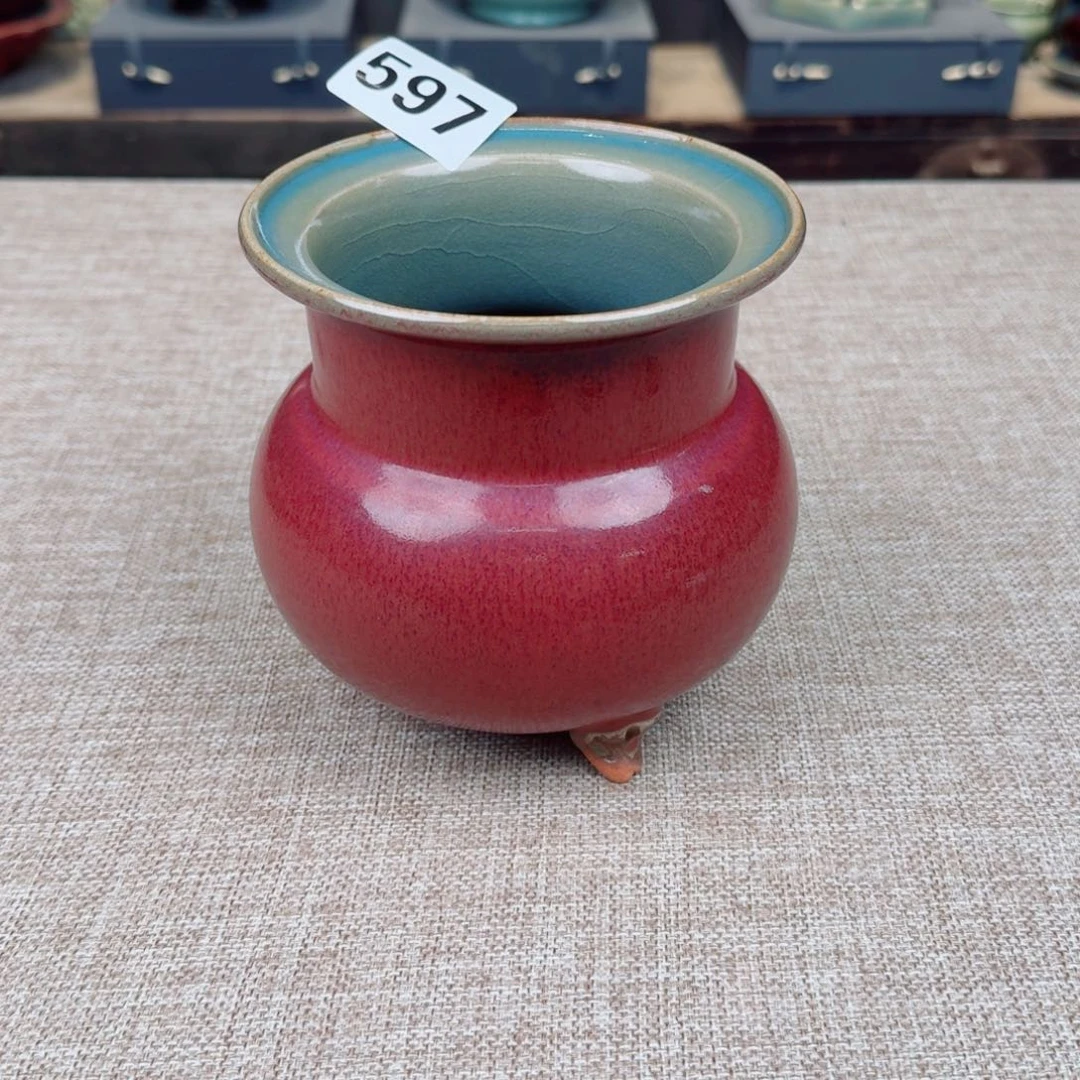 摆件陶瓷旧藏摆件