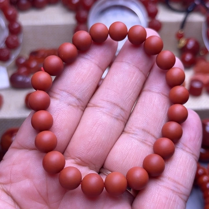 南红玛瑙未镶嵌颈饰8 M压光