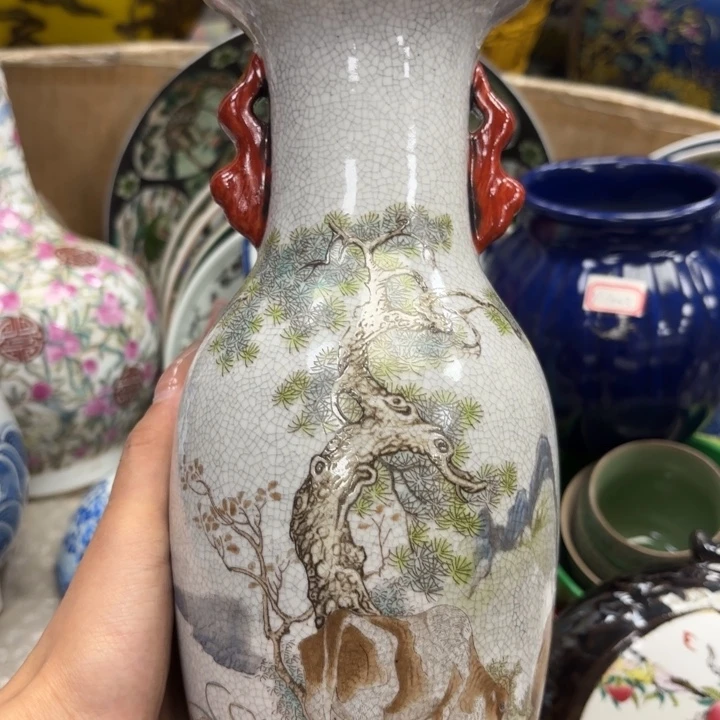 瓷片瓷器摆件 瓷器摆件