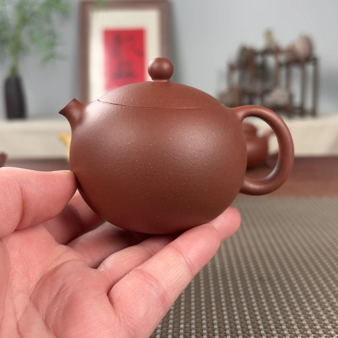 紫砂茶壶黄龙山原矿紫砂壶150