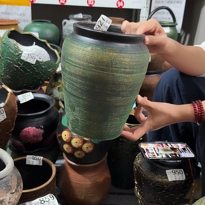 金绿坛子927高度23口径15