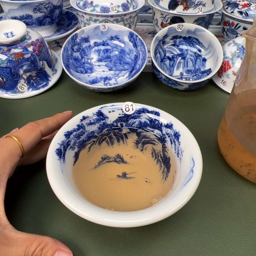 景德镇纯手工纯手绘茶具木木81