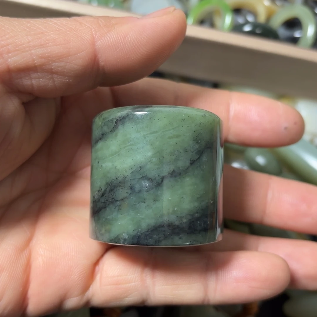 和田玉未镶嵌戒指