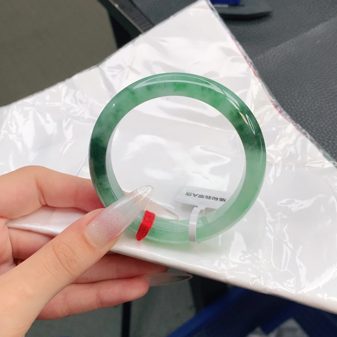 未镶嵌手镯翡翠正圈54