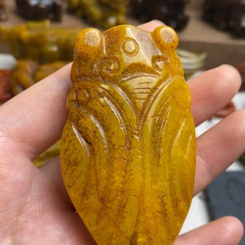 蛇纹石玉未镶嵌颈饰140