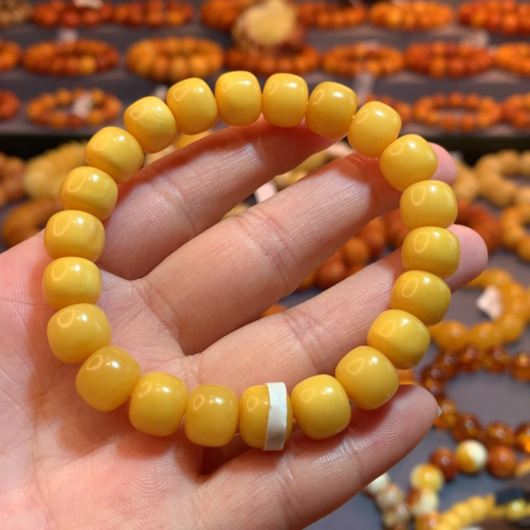 【闪购商品】未镶嵌蜜蜡手串帅*吖蜜蜡手串