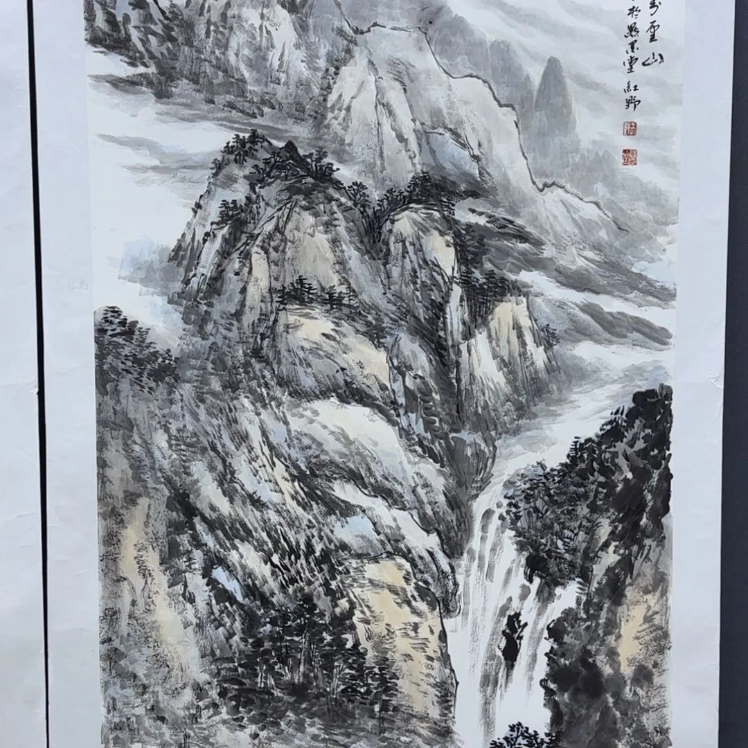 可***舅国画王红野老师作品刘