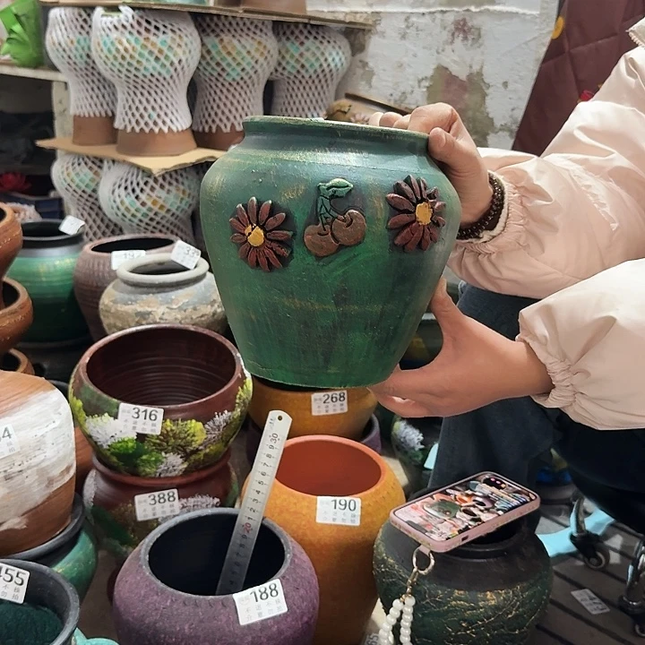 金绿坛子460高度20口径14