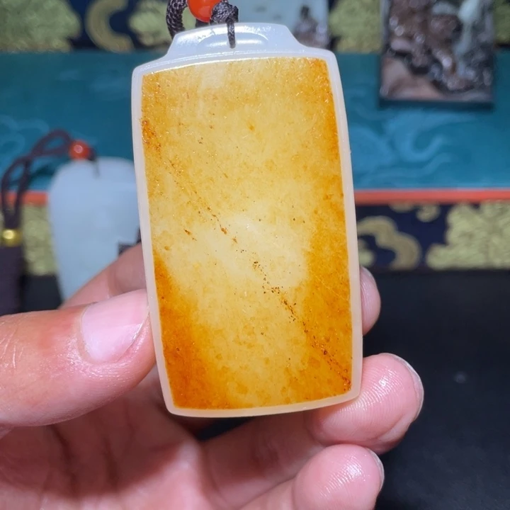 和田玉未镶嵌颈饰J