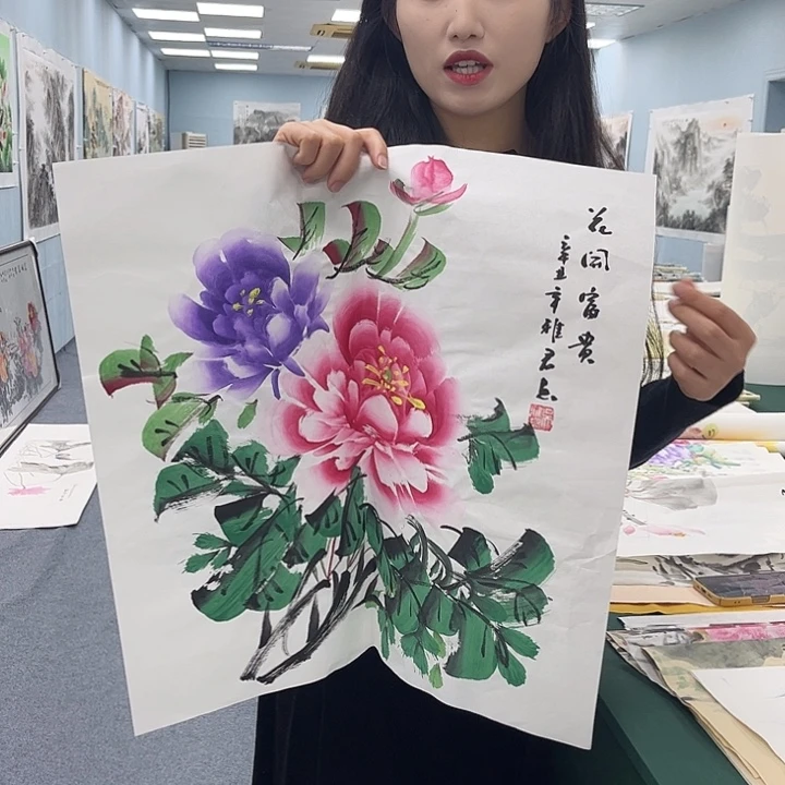 国画手绘国画大捡漏！！！！