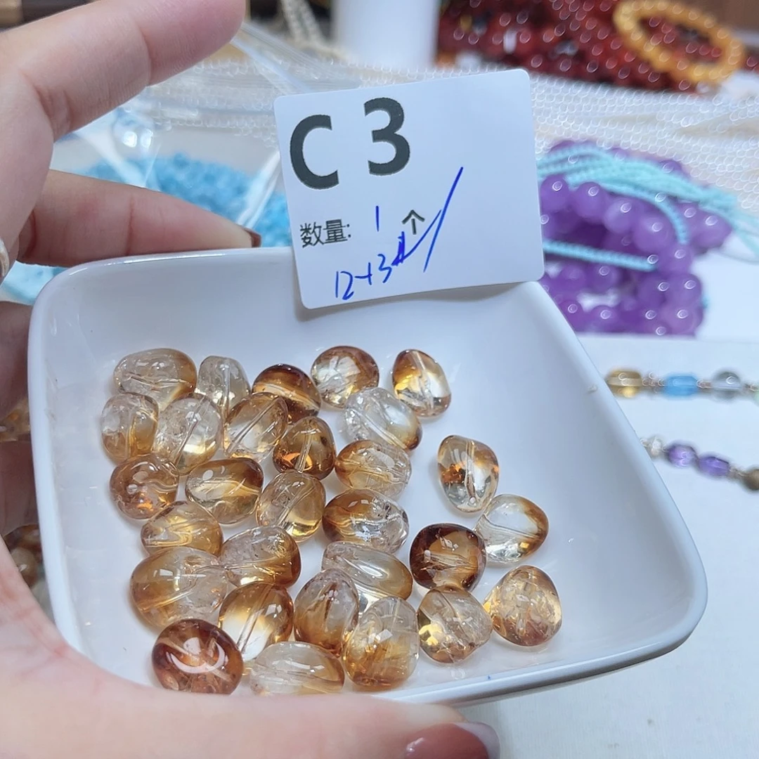 水晶未镶嵌珠宝半成品C3。