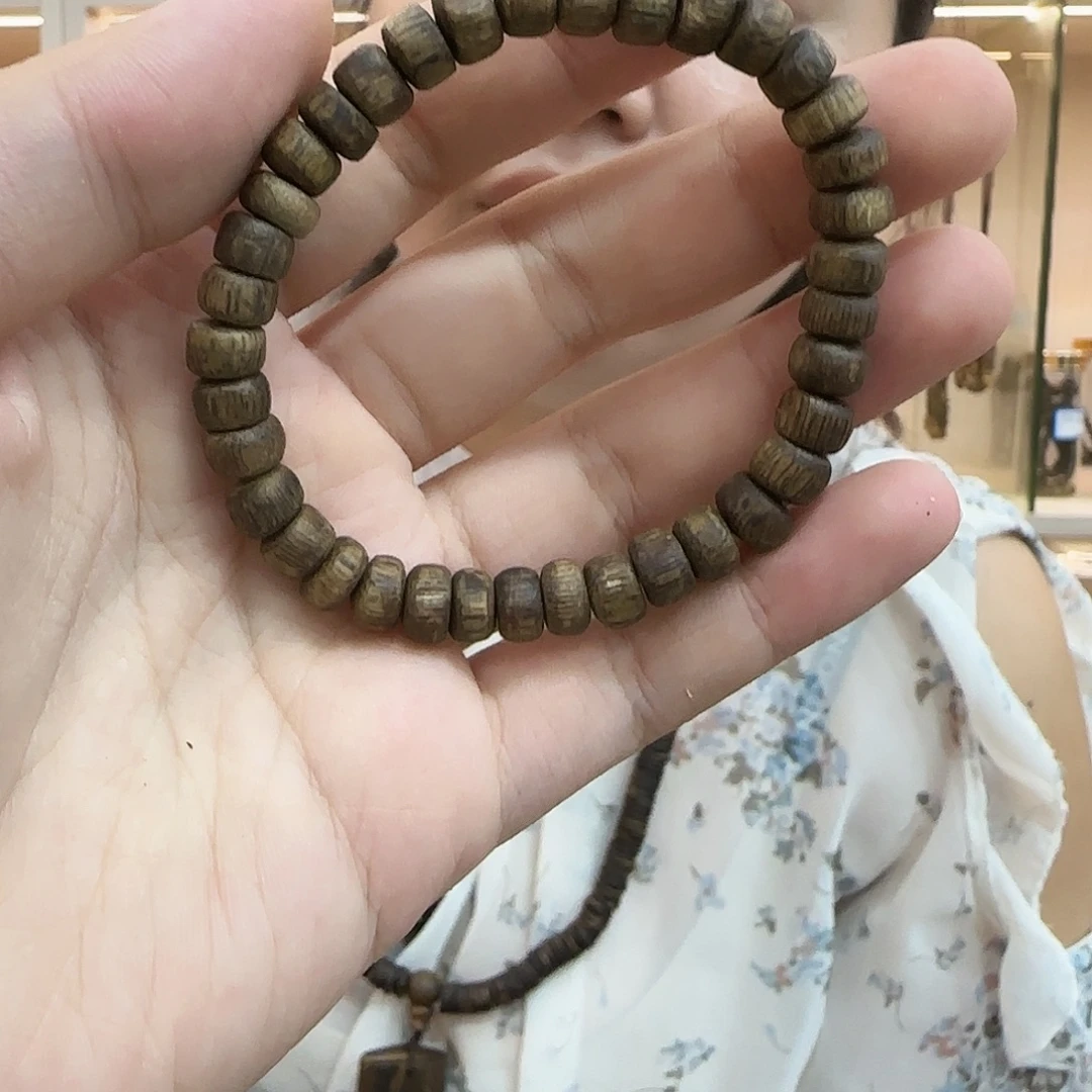 沉香碎屑沉香板头单圈