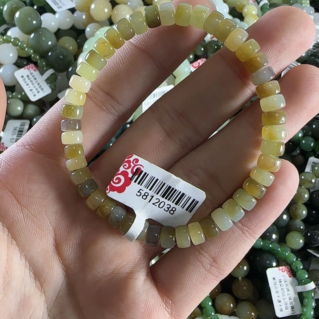 和田玉手链未镶嵌53