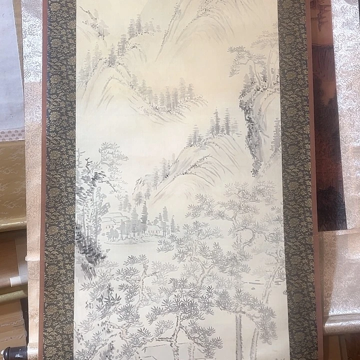 名家松溪传统山水画