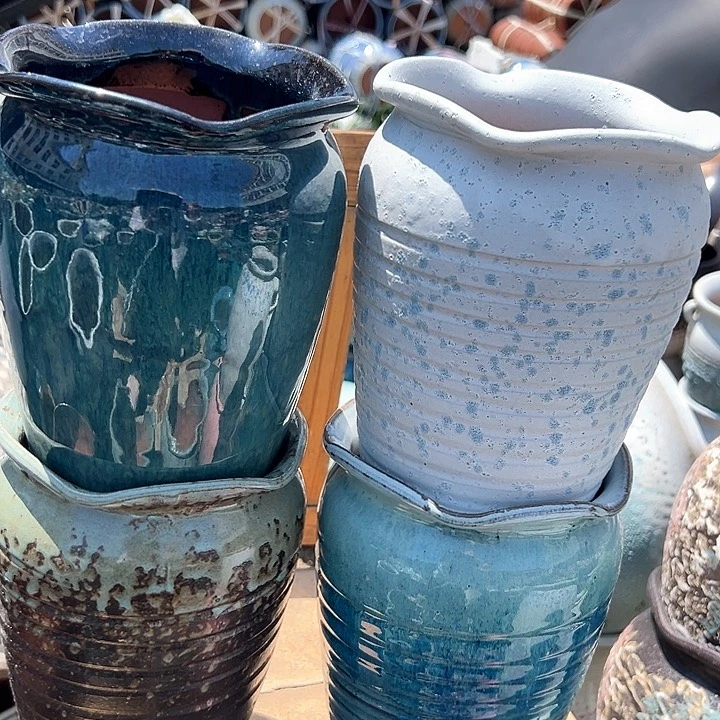 紫泥花盆口13高20福利价。。。。。。。。。。