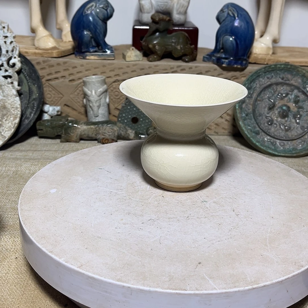 瑶***归瓷片精品瓷器摆件