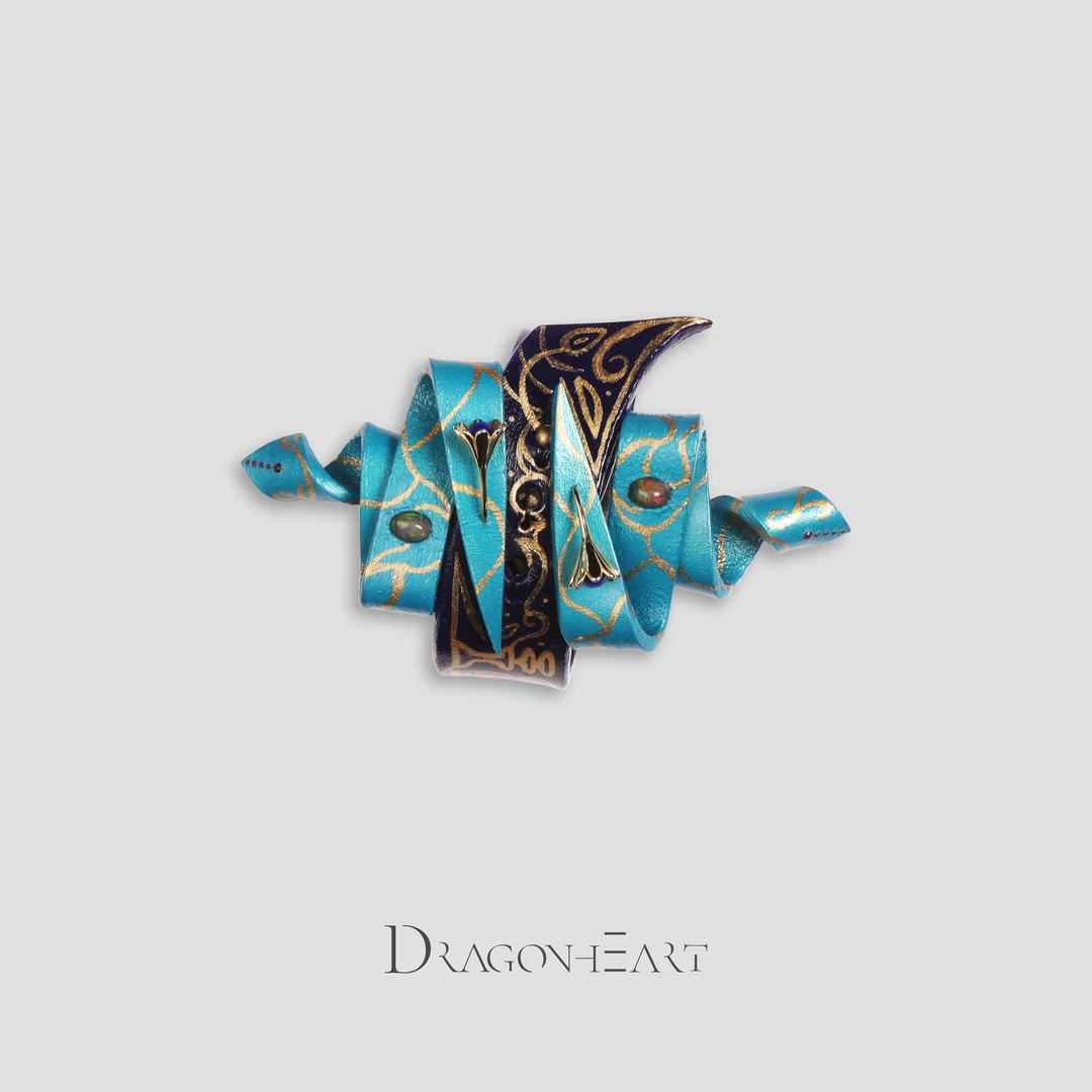 非金属皮质手镯 瓦吉特的守护·手环 龙心灵魂美学牛皮饰品A2867