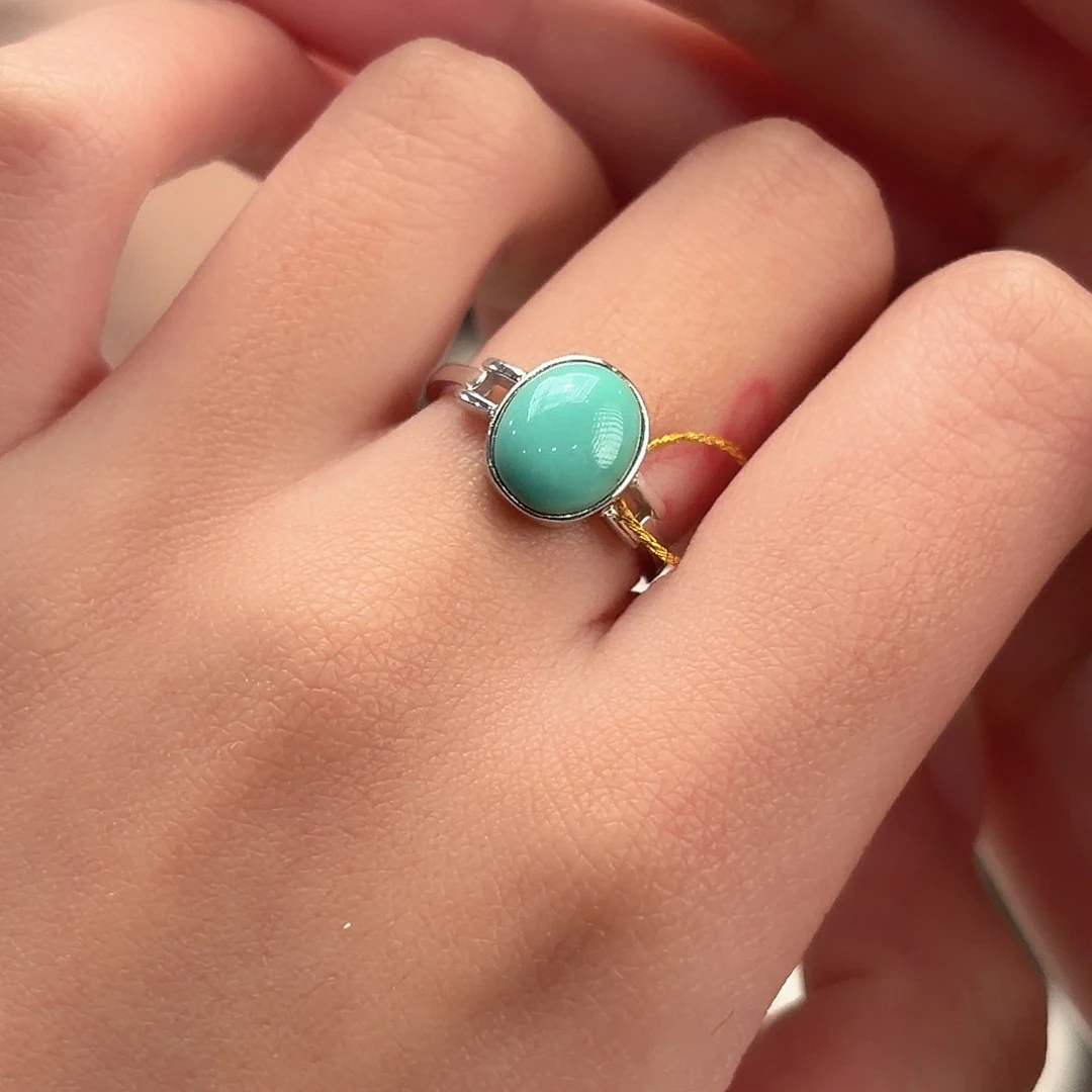 绿松石银S925镶嵌颈饰