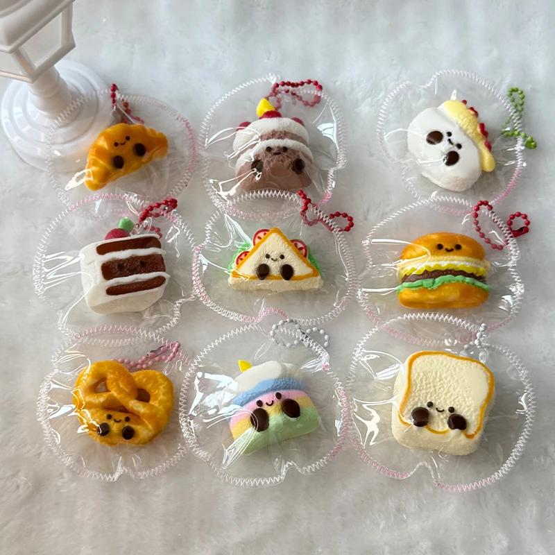 迷你食玩系列捏捏乐可爱解压玩具解压食品级硅胶慢回弹高颜值
