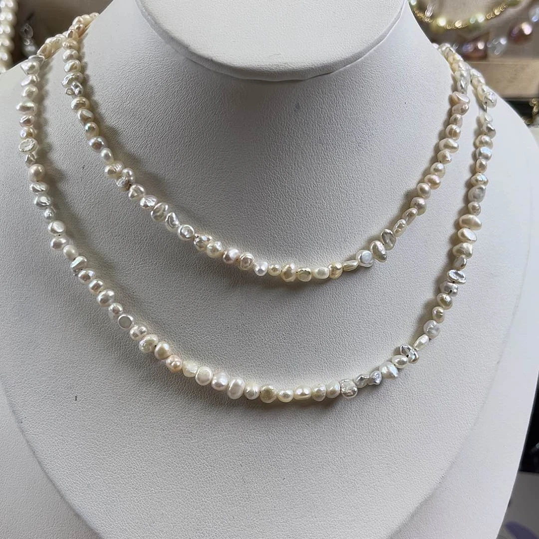 淡水珍珠项链未镶嵌【纯恬】多样性发货