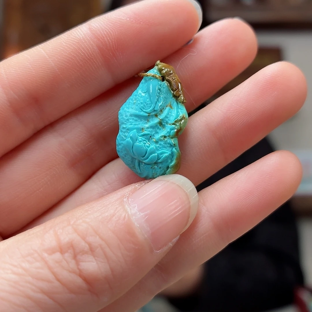 未镶嵌绿松石珠宝奇石兰*?