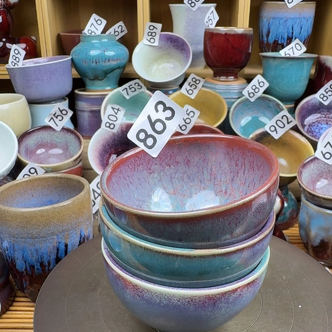 C***g#钧瓷#原产地#矿石釉#器物之美#藏品#主人杯